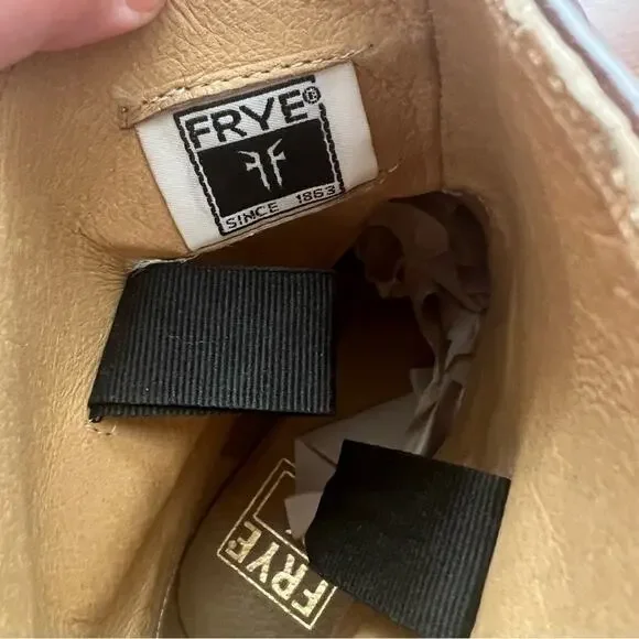 FRYE Lindsay Spur Short Brown Full Grain
Leather Boots Size 9B - Picture 9 of 13